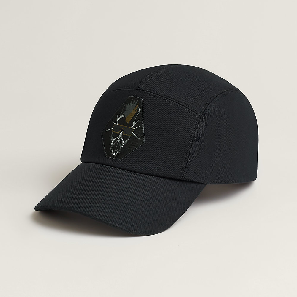 Nevada Punk H cap - Black | Hermès Malaysia